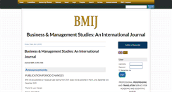 Desktop Screenshot of bmij.org